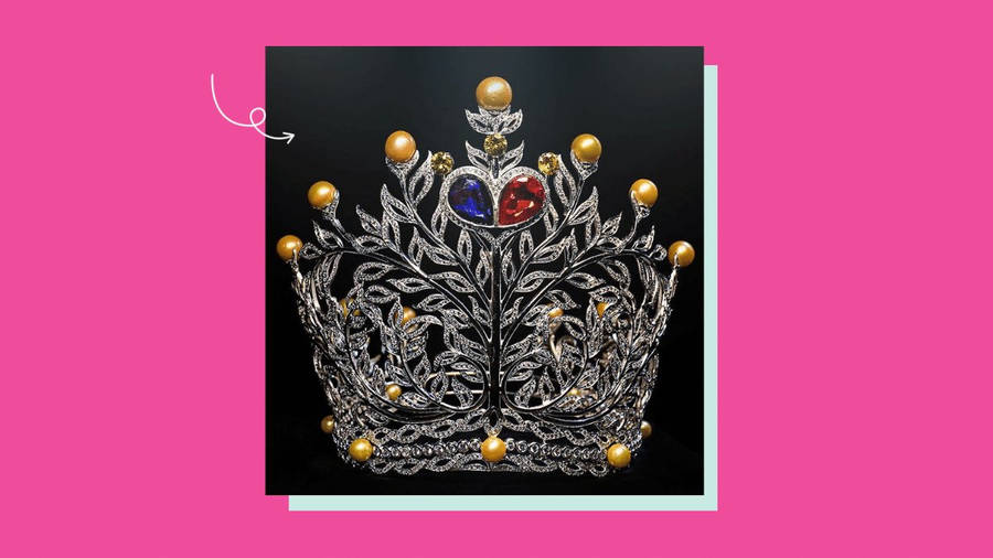 Majestic Filipina Miss Universe Crown Wallpaper