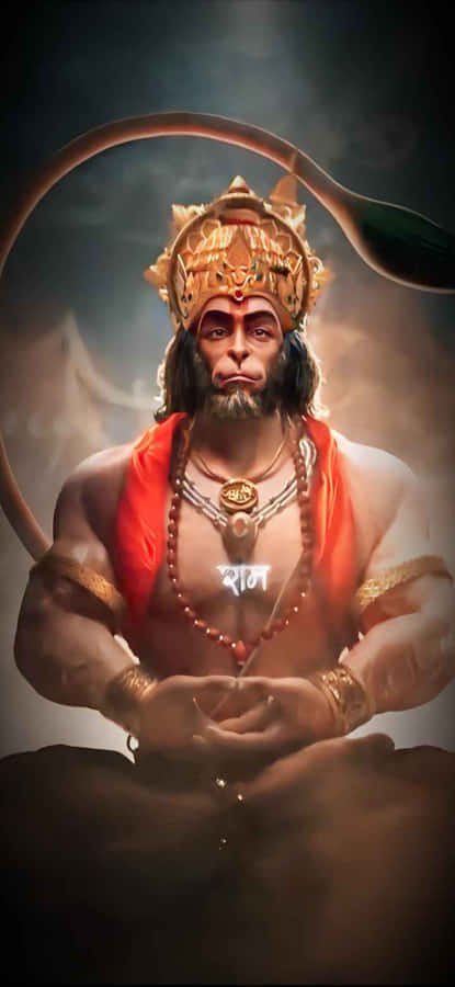 Majestic_ Hanuman_ Artwork Wallpaper