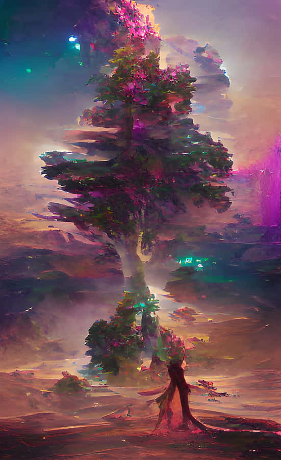Majestic Magical Tree Wallpaper