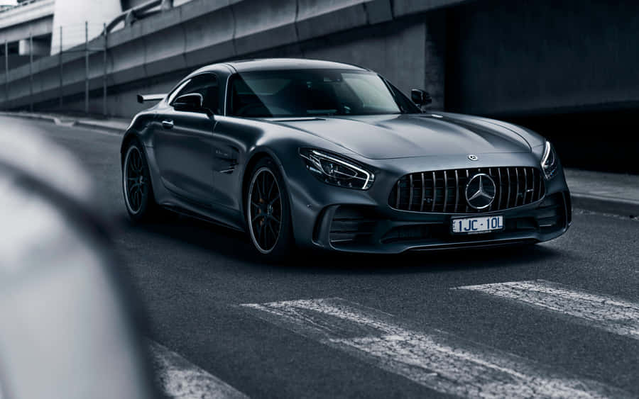 Majestic Mercedes Amg Gt In Its Full Glory Wallpaper