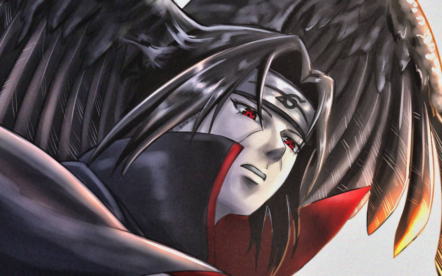 Majestic Naruto Shippuden Uchiha Itachi Pfp Digital Art Wallpaper