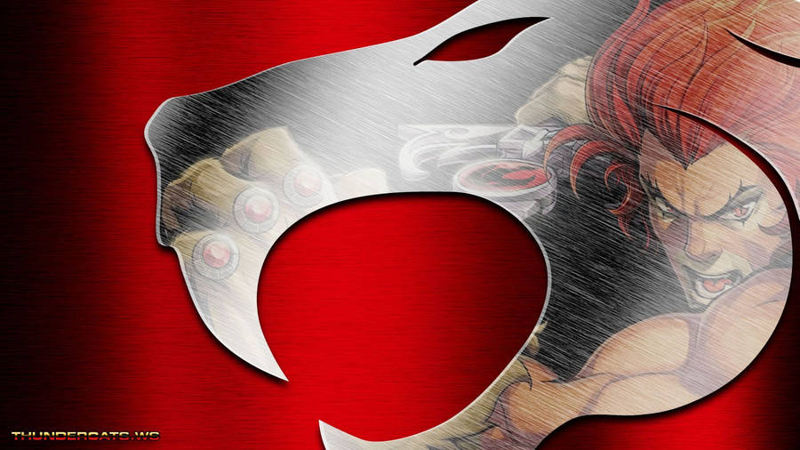 Majestic Silhouette Of Lion-o, Leader Of The Thundercats Wallpaper