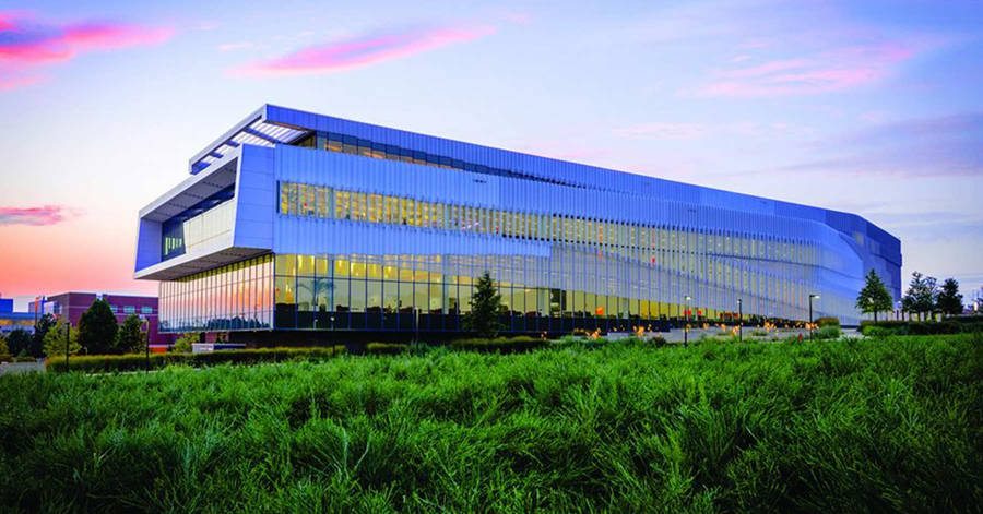 Majestic View Of James B. Hunt Jr. Library At North Carolina State University Wallpaper