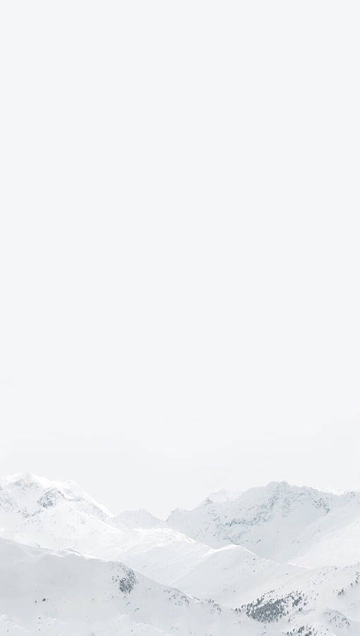 Majestic White Snowcapped Mountain Wallpaper