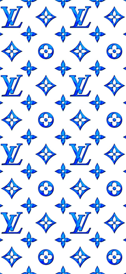 “make A Stylish And Luxurious Statement In Louis Vuitton Blue” Wallpaper