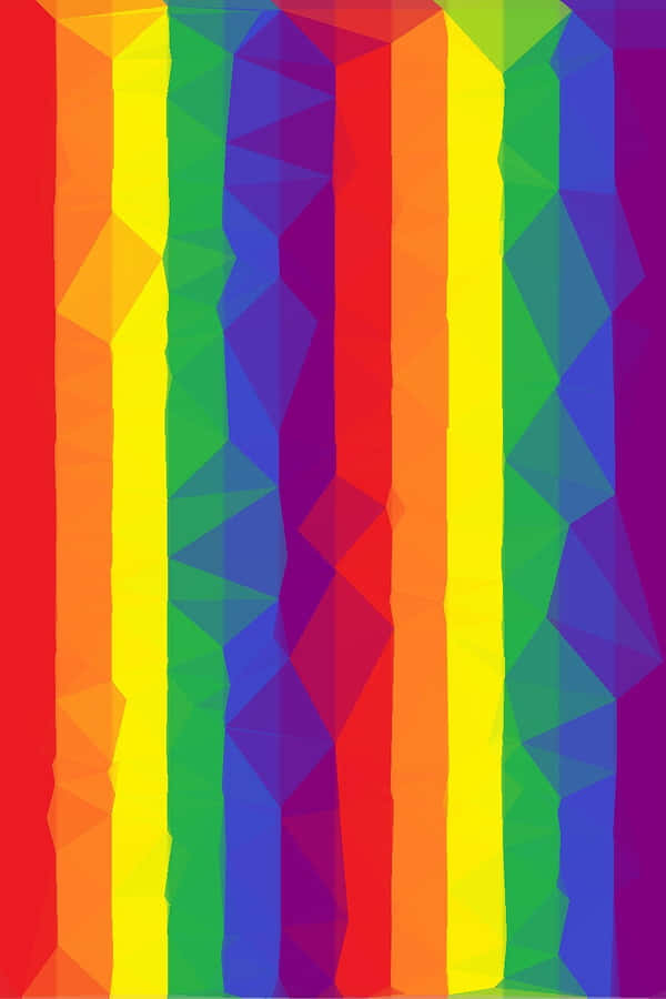 Make Every Day A #colorfulday With Aesthetic Rainbow Mobile Wallpaper