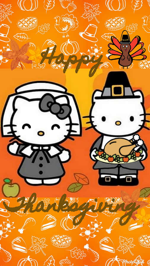 Make Your Thanksgiving Even More Delightful With Hello Kitty! Wallpaper