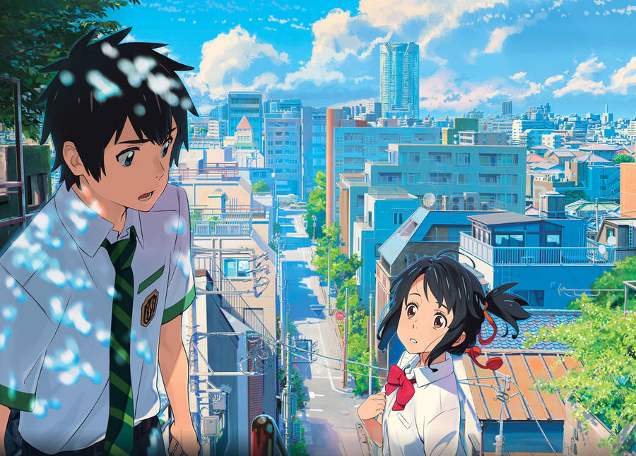 Makoto Shinkai Your Name Mitsuha Taki Wallpaper