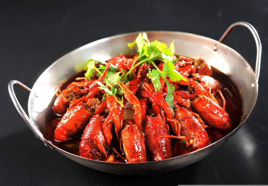 Mala Xiaolongxia Crayfish Dish Wallpaper