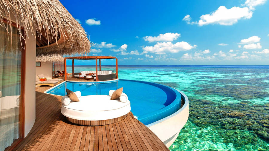 Maldives Hotel Suite Wallpaper