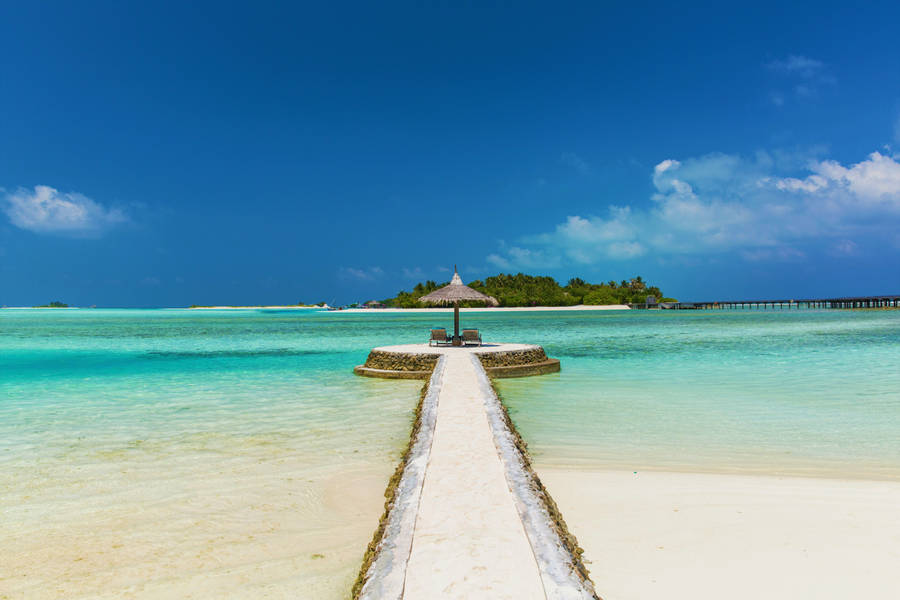 Maldives Summer Island Wallpaper