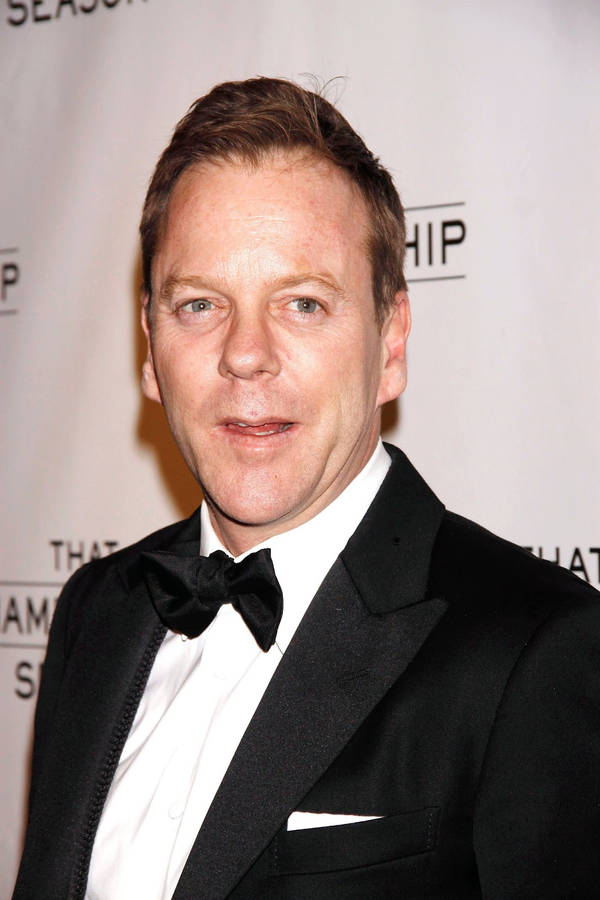 Male Actor Kiefer Sutherland Fox 24 Premiere Wallpaper