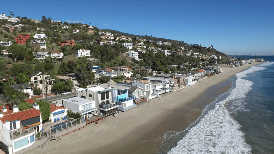 Malibu California Houses Wallpaper