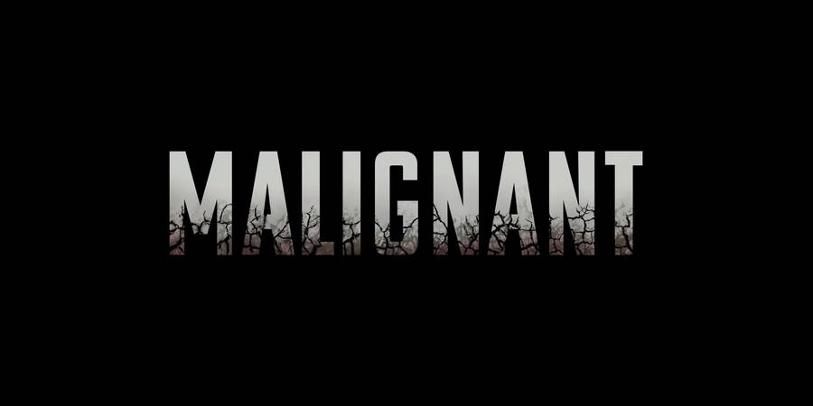 Malignant Minimalist Movie Poster Wallpaper