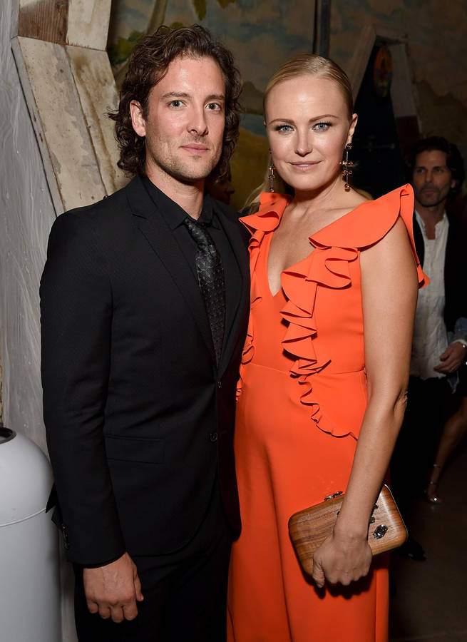 Malin Akerman With Her Partner Wallpaper