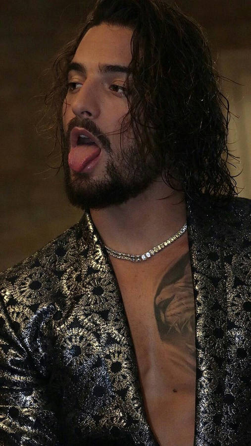 Maluma With Long Hair Wallpaper