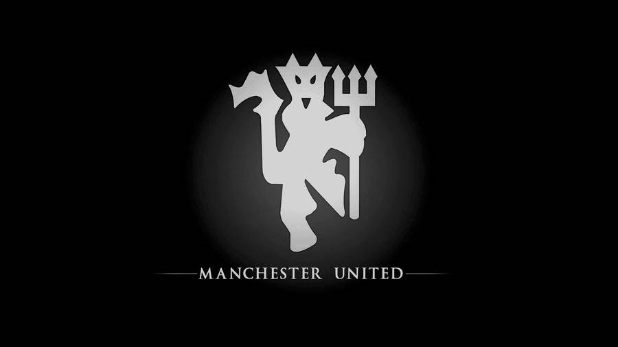 Manchester United Logo With Lion Wallpaper