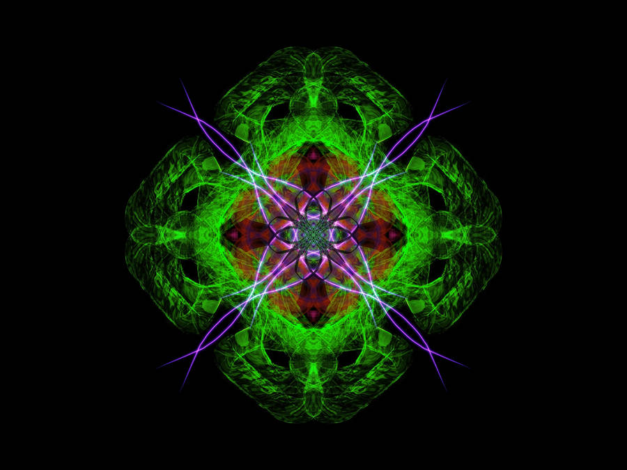 Mandala Fractal Pattern Wallpaper