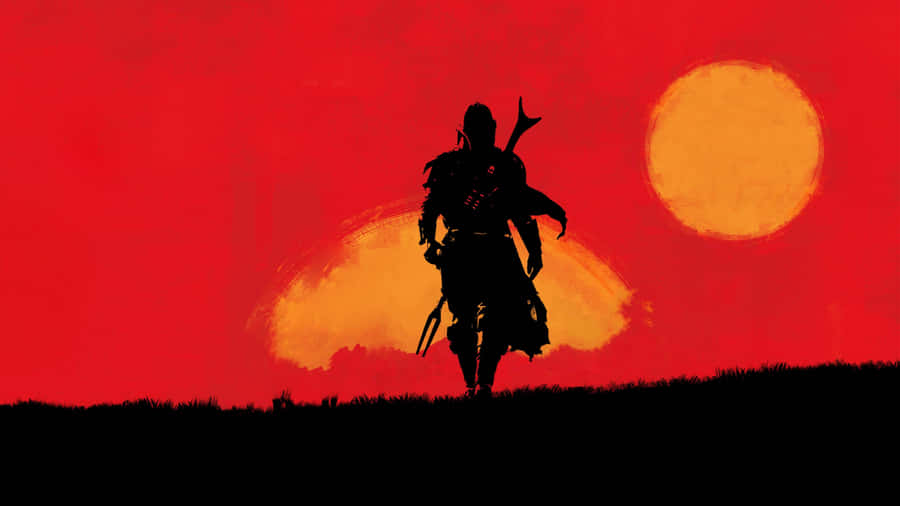 Mandalorian Red Gaming Wallpaper
