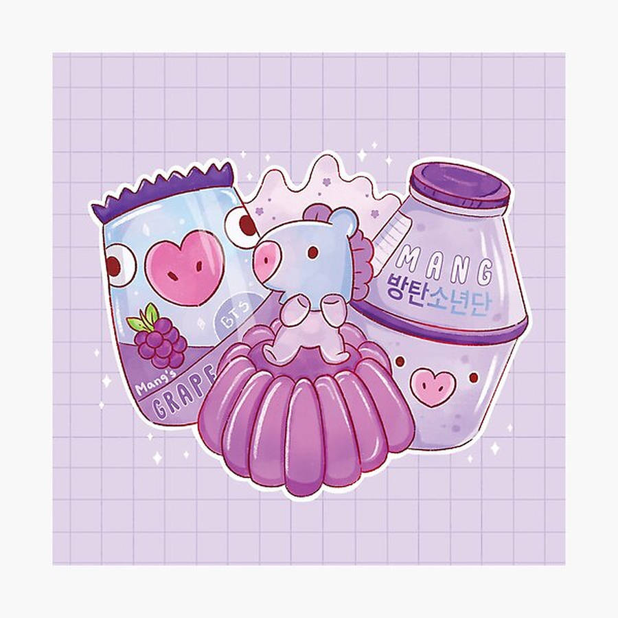 Mang Bt21 Fan Art Wallpaper