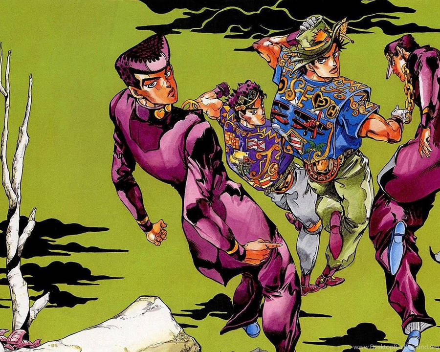 Manga Cover Of Jojo Wallpaper