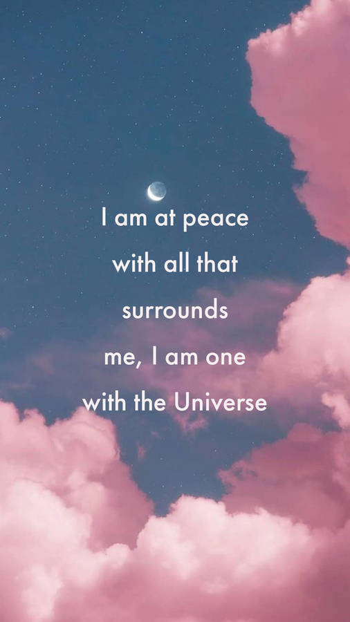 Manifest Universe Peace Wallpaper