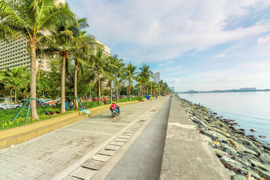 Manila Bay Coastline Wallpaper