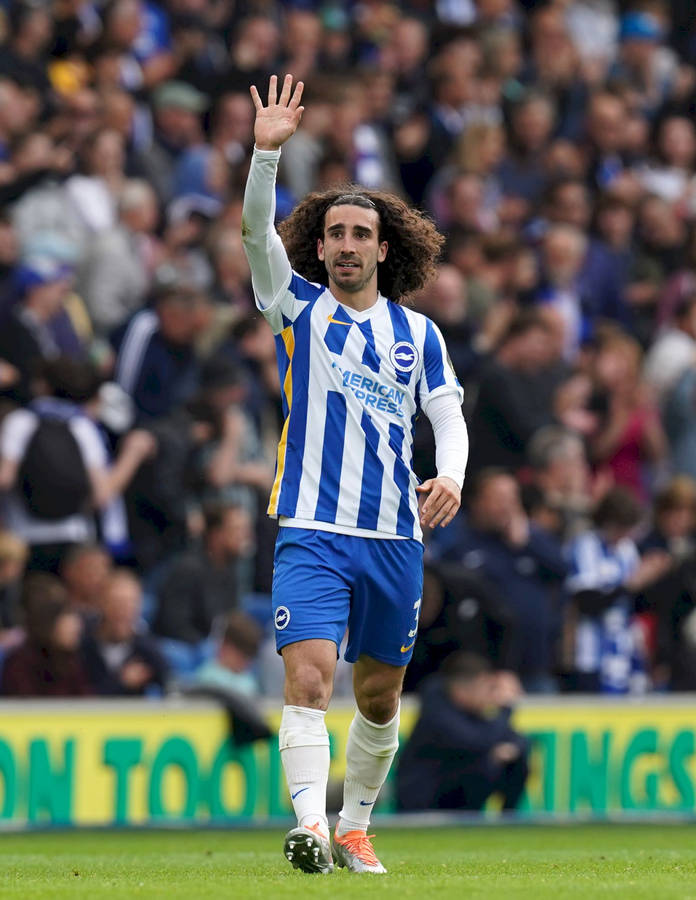 Marc Cucurella Waving Wallpaper