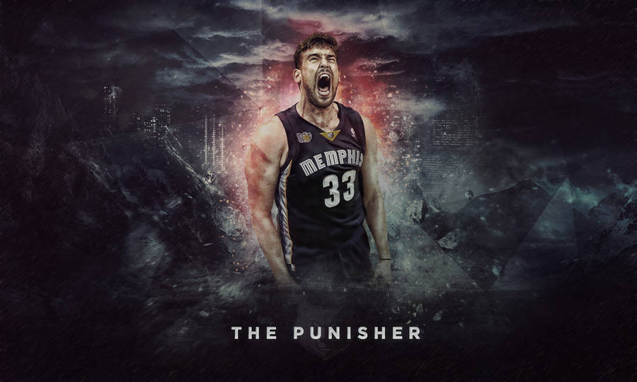 Marc Gasol As The Punisher Wallpaper