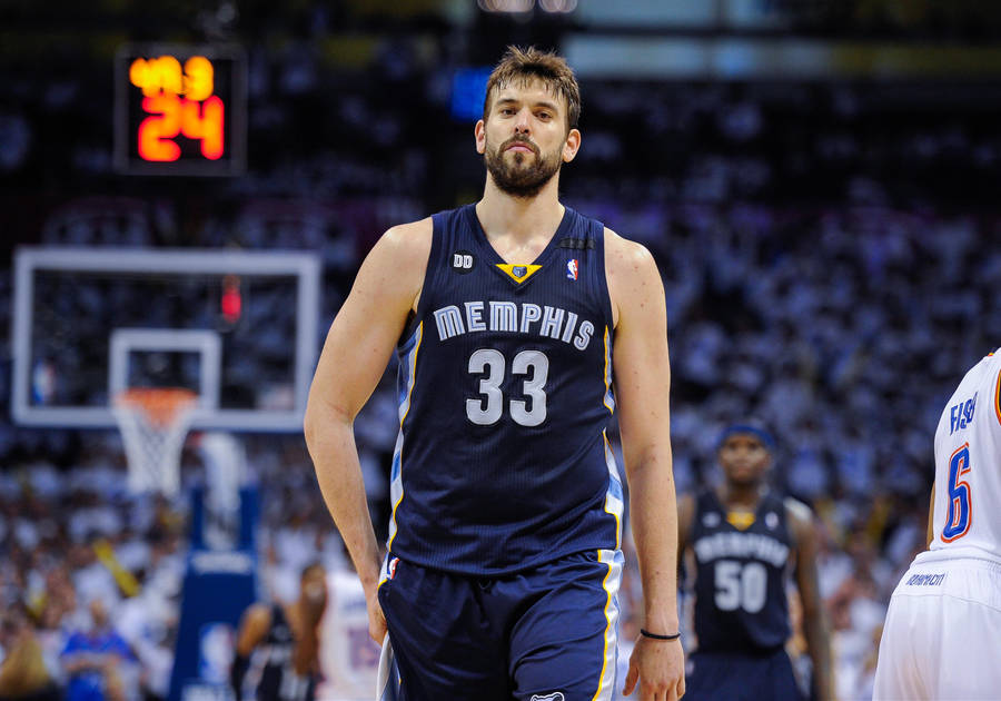 Marc Gasol At Chesapeake Arena Wallpaper