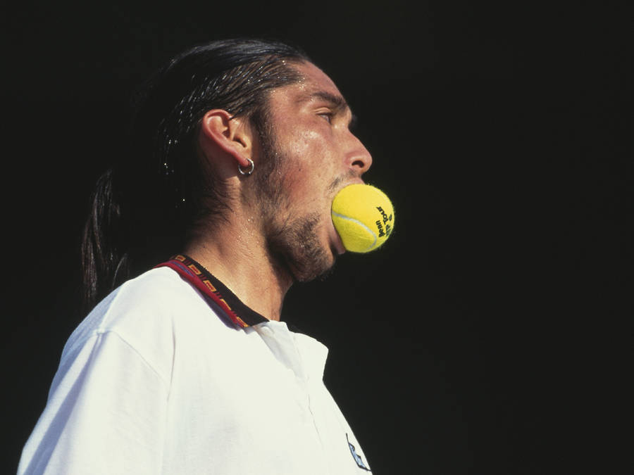 Marcelo Rios Ball In Mouth Wallpaper