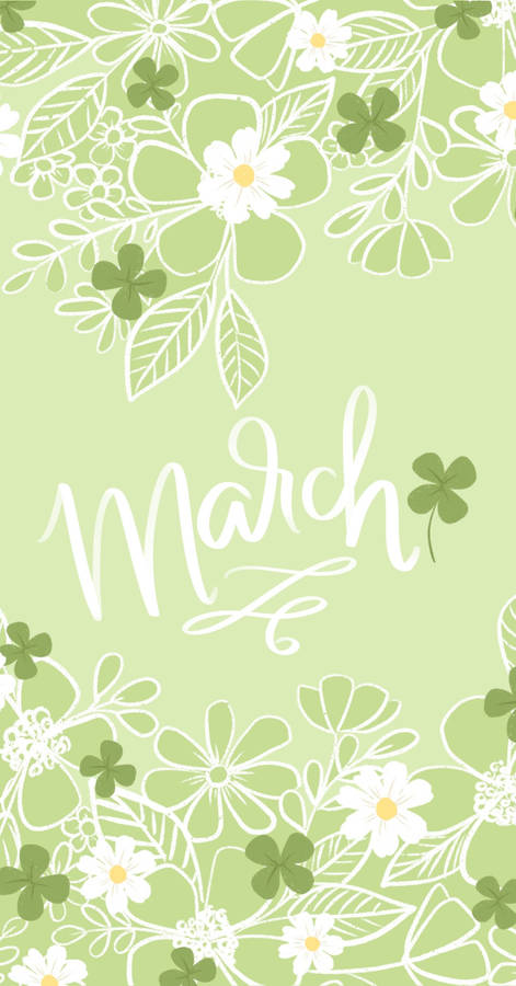 March Digital Illustration Wallpaper