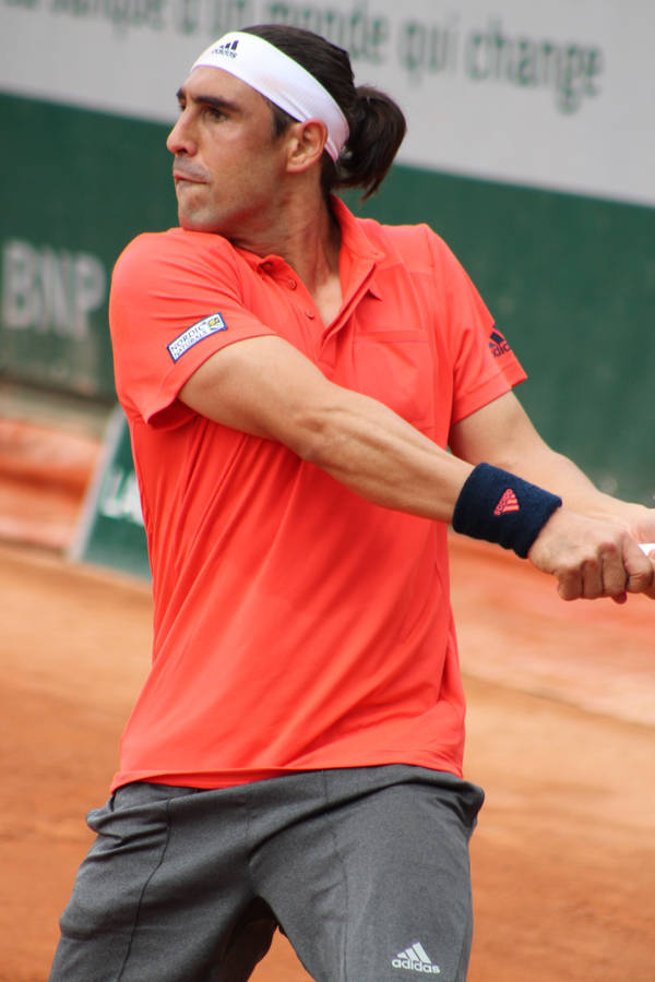 Marcos Baghdatis Orange Adidas Top Wallpaper