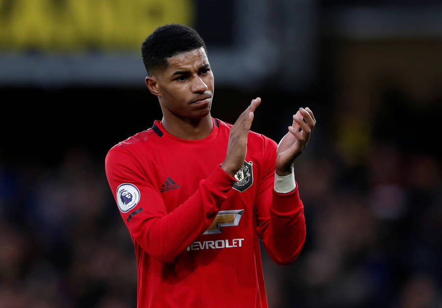 Marcus Rashford Clapping Wallpaper