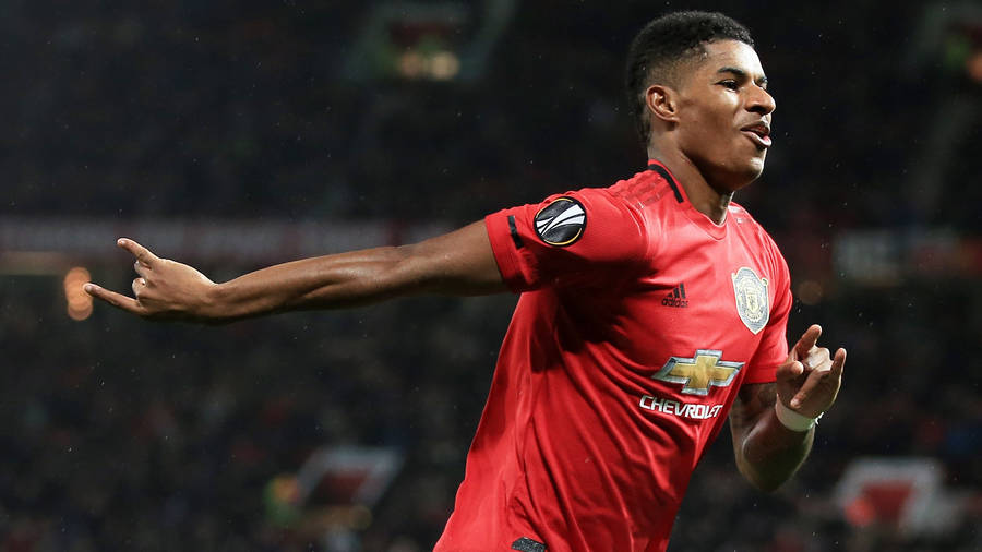 Marcus Rashford Rock And Roll Wallpaper