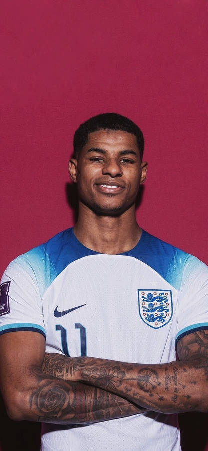 Marcus Rashford Studio Portrait Wallpaper