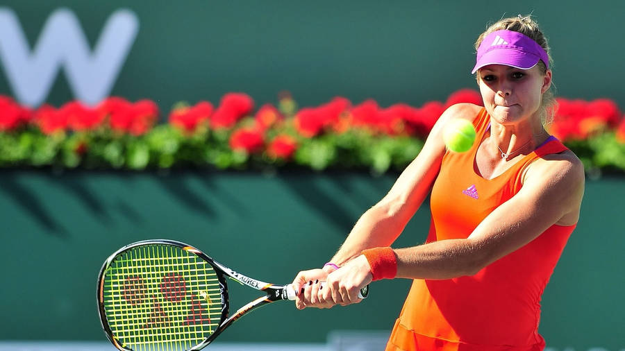 Maria Kirilenko Double-handed Stroke Wallpaper