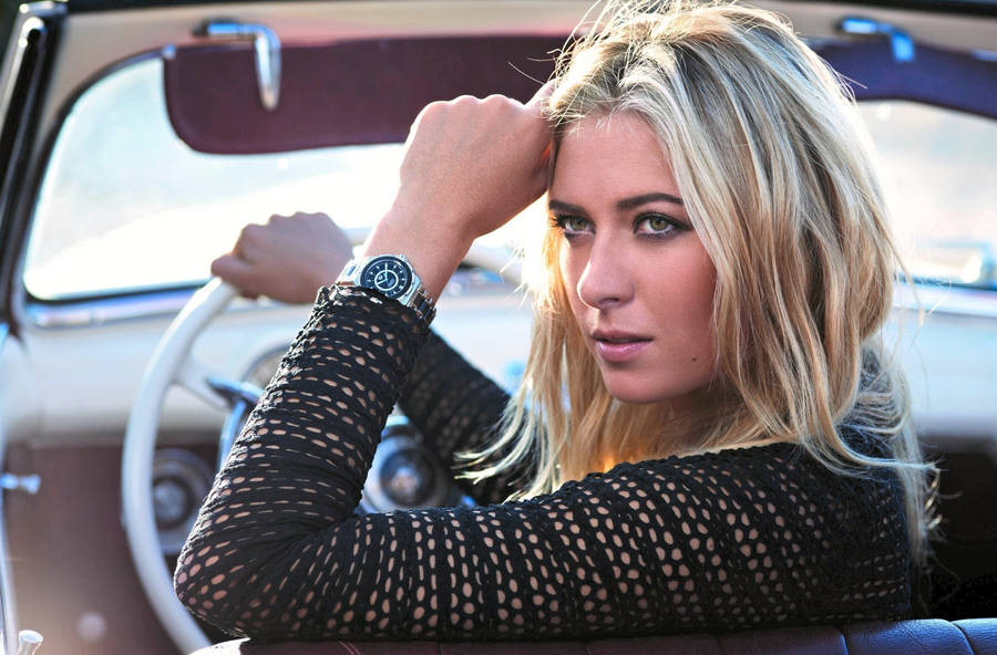 Maria Sharapova Tag Heuer Campaign Wallpaper