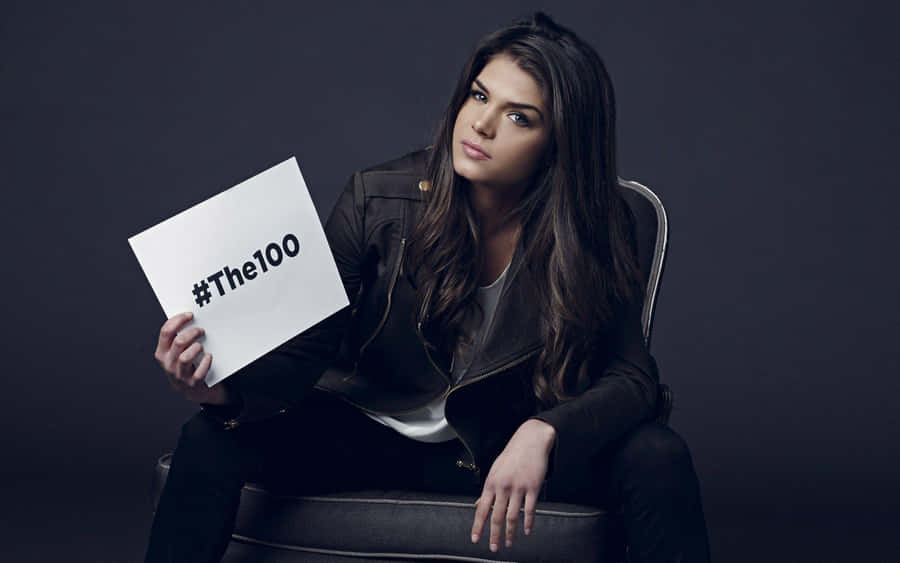 Marie Avgeropoulos The100 Promotion Wallpaper