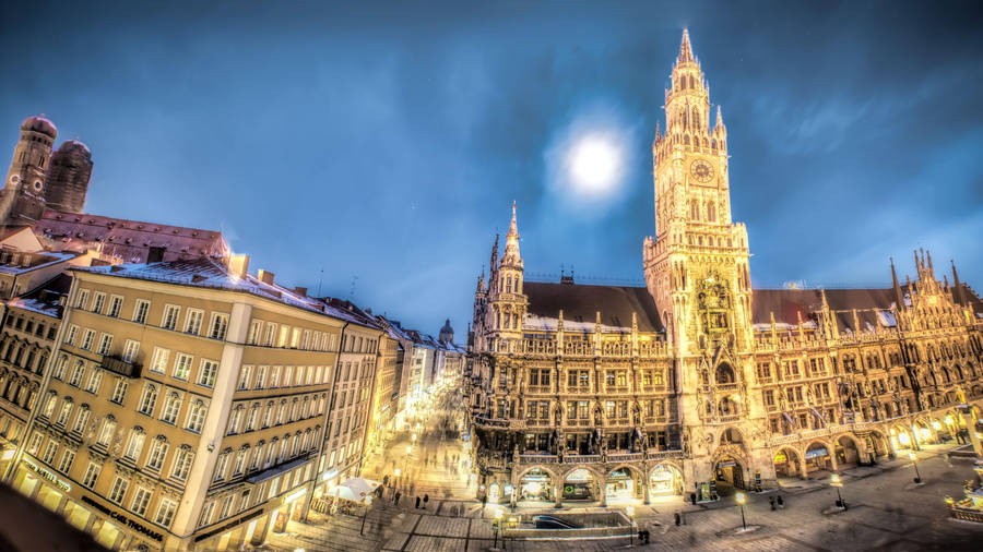 Marienplatz Munich Germany Wallpaper