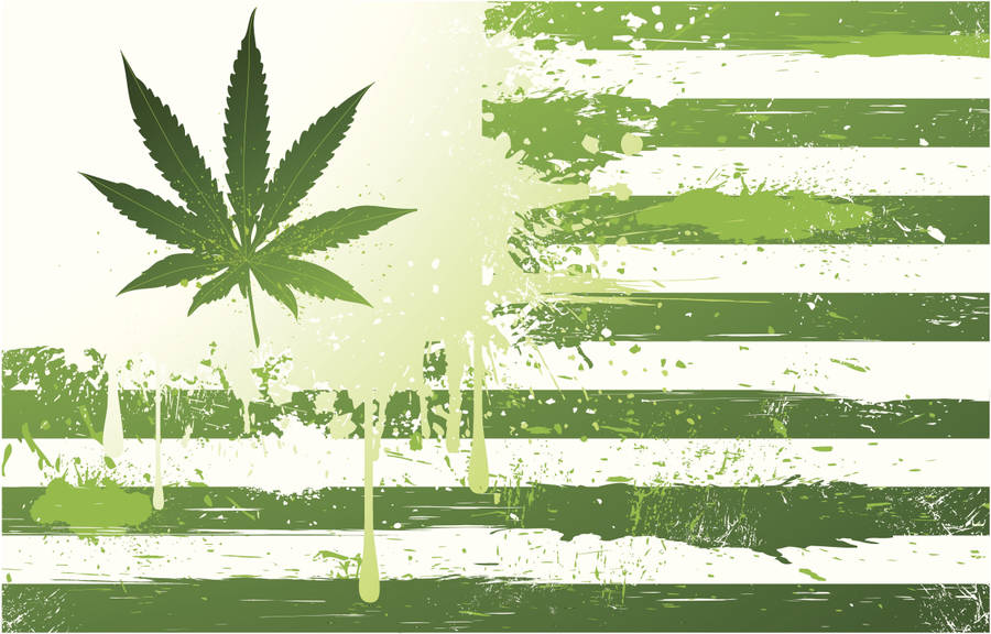 Marijuana Country Flag Wallpaper