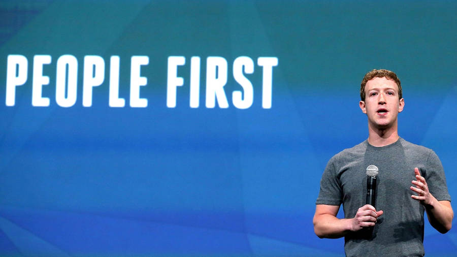 Mark Zuckerberg People First Wallpaper