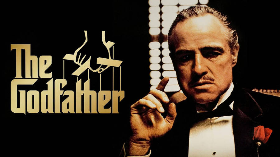 Marlon Brando As Don Vito Corleone In The Godfather Wallpaper