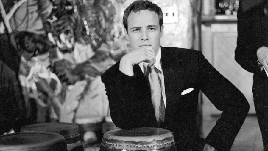 Marlon Brando Wearing Suit Wallpaper