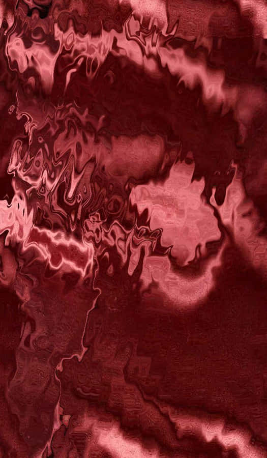 Maroon Aesthetic Abstract Fluid On Canvas Wallpaper
