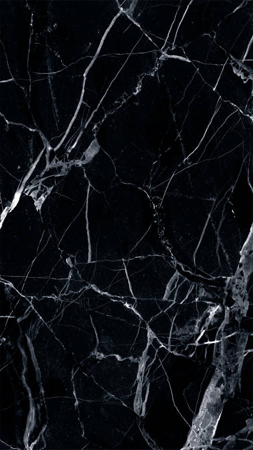 Marquina Black White Marble Iphone Wallpaper