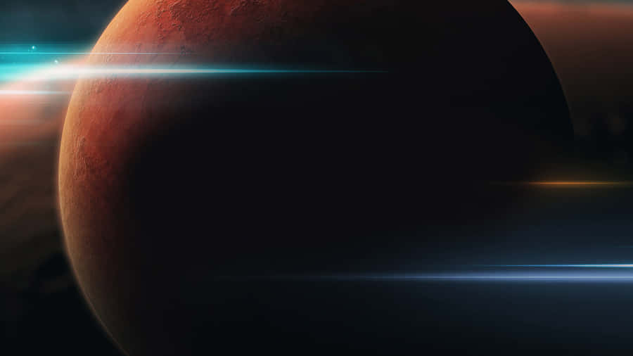 Mars_ Horizon_ Glow_4 K Wallpaper