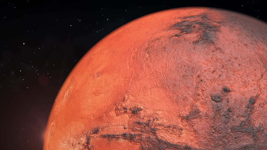 Mars_ Red_ Planet_ Surface_4 K Wallpaper