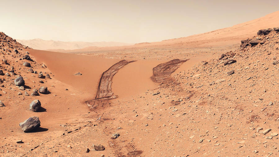 Mars' Rock And Soil Wallpaper