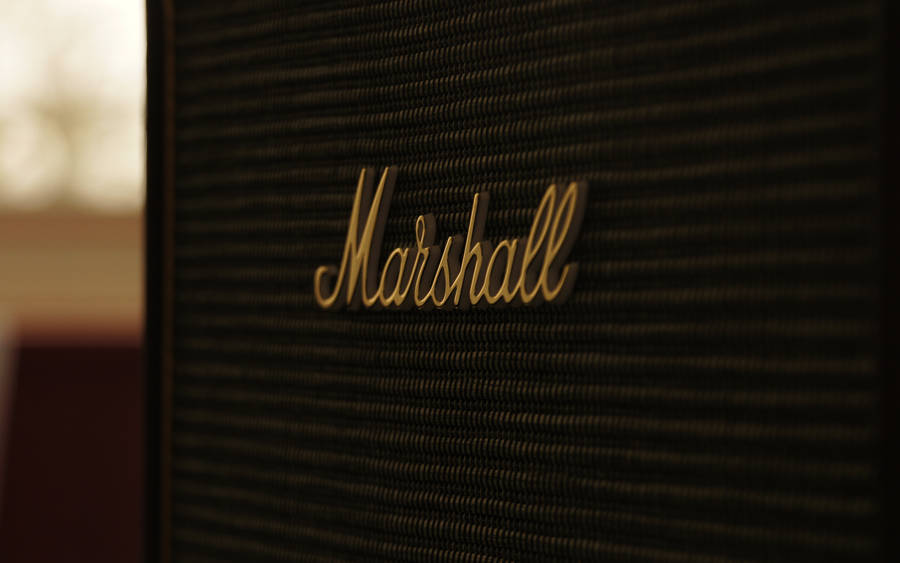 Marshall Logo On Speaker Wallpaper